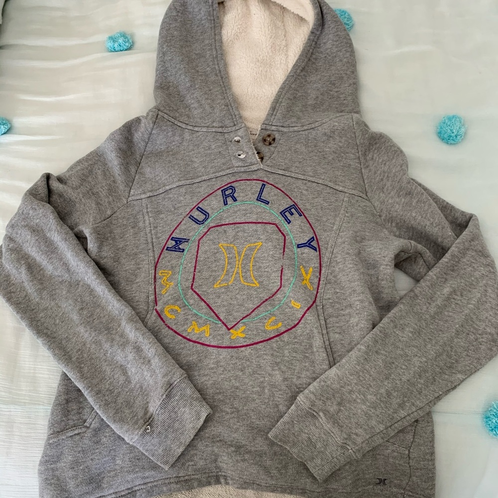 Hurley Gray Sweatshirt